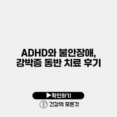 ADHD와 불안장애, 강박증 동반 치료 후기