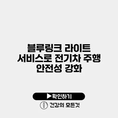 블루링크 라이트 서비스로 전기차 주행 안전성 강화