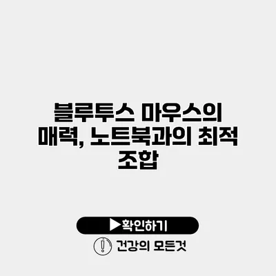 블루투스 마우스의 매력, 노트북과의 최적 조합